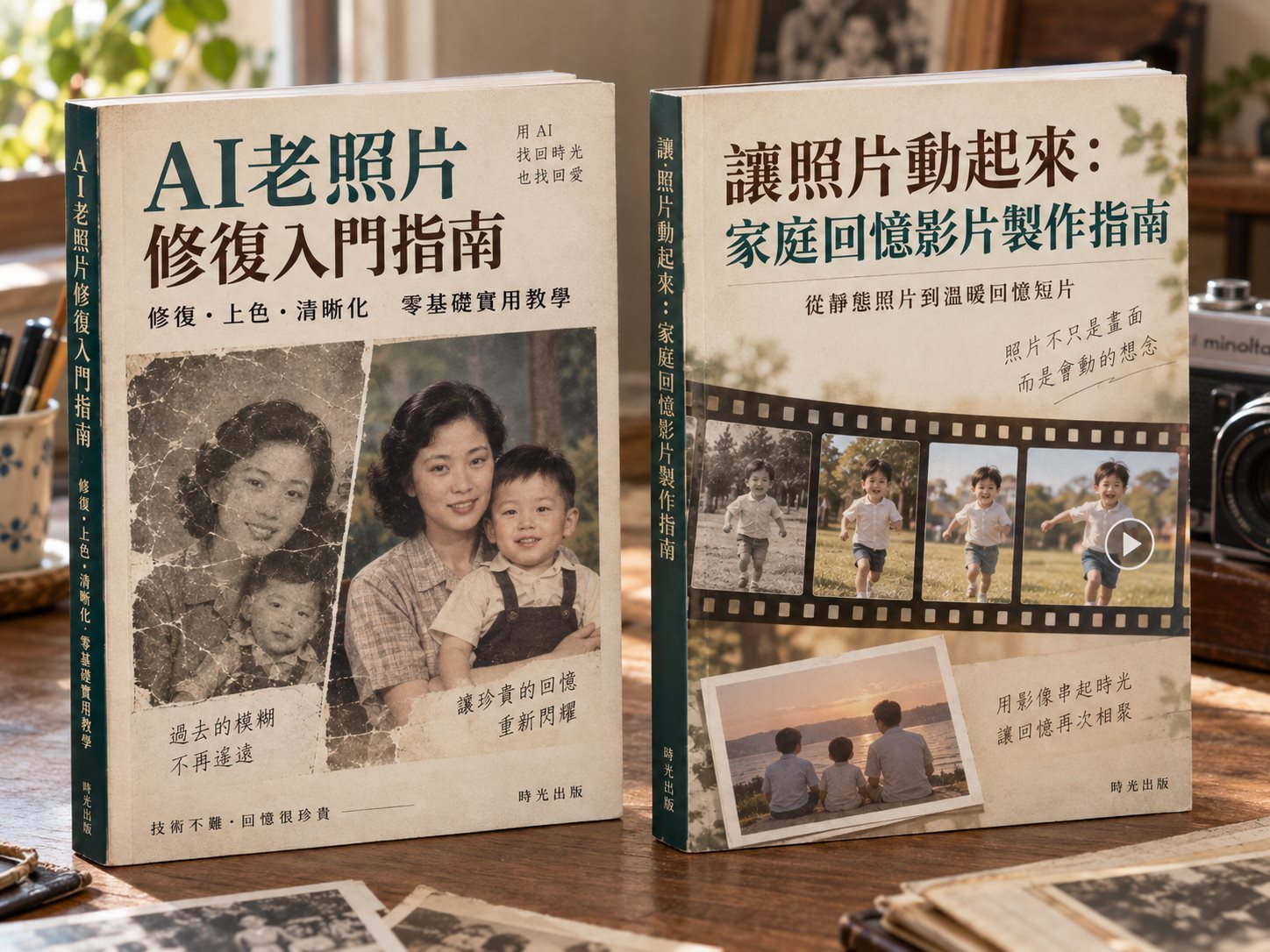 AI家庭回憶製作套裝兩本指南